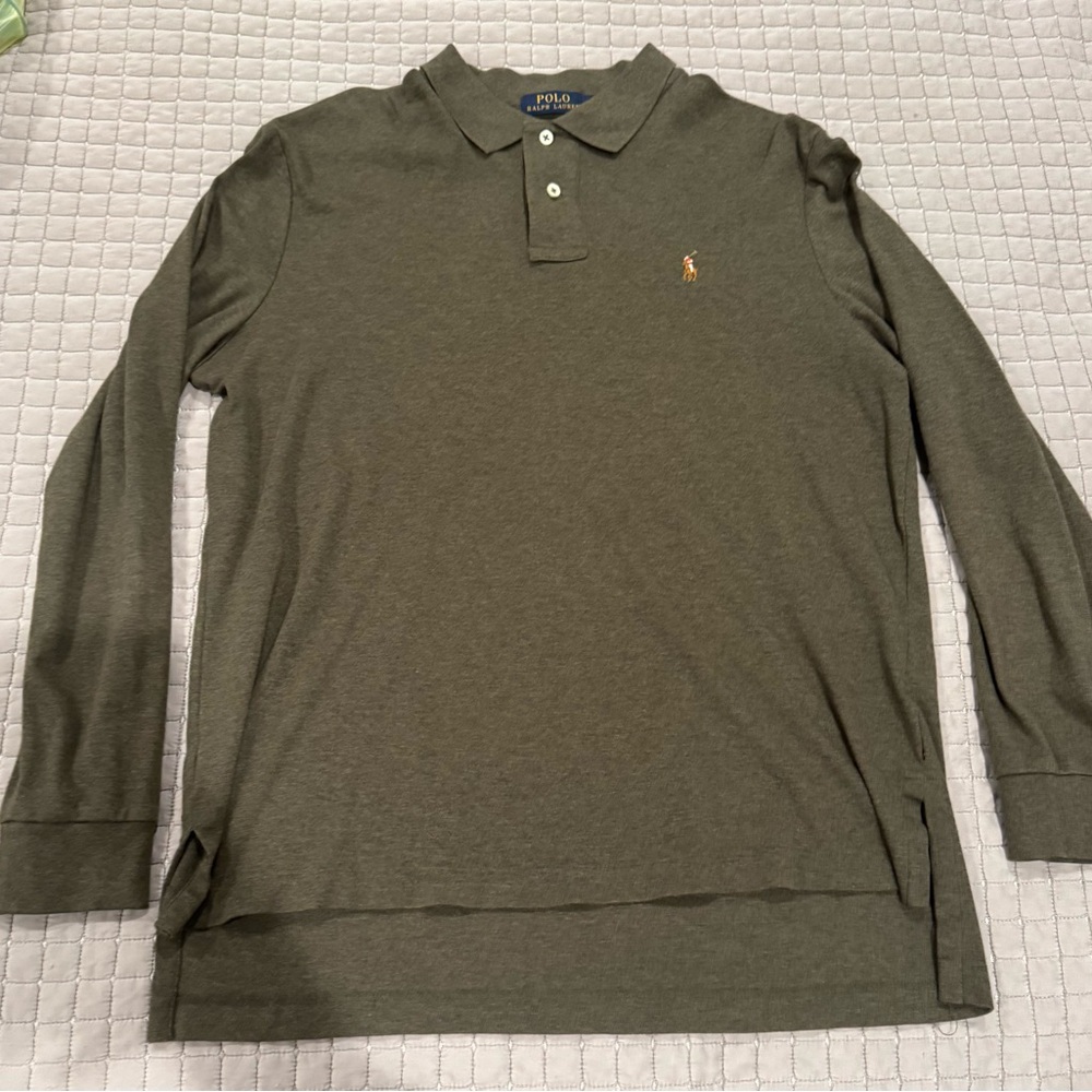 Ralph Lauren Men's Dark Green Polo Shirt